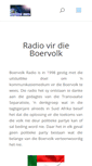 Mobile Screenshot of boervolkradio.co.za